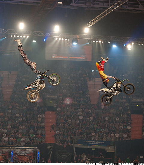 Race & Style – Lukas Weis and Libor Podmol at Night of the Jumps in Munich 2012