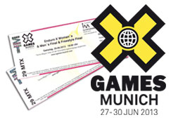 Win 5x2 tickets for the X Games in Munich