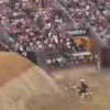 Fred Johansson doing the first ever Quarterpipe 540 on a MX Bike