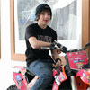Luc Ackermann on the new art’bike!