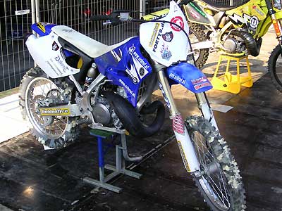 Martin Schenk's stolen Yamaha YZ 250
